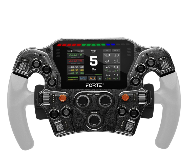 Asetek Forte Formula Pro Button Box, 4.3-inch LCD, aRGB - black - 1369848 - zdjęcie